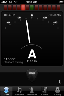 High Contrast Tuner Mode