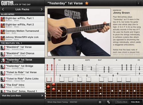 Guitar World Lick of the Day App Guitar World Lick of the Day App