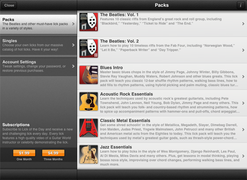 Guitar World Lick of the Day App Guitar World Lick of the Day App